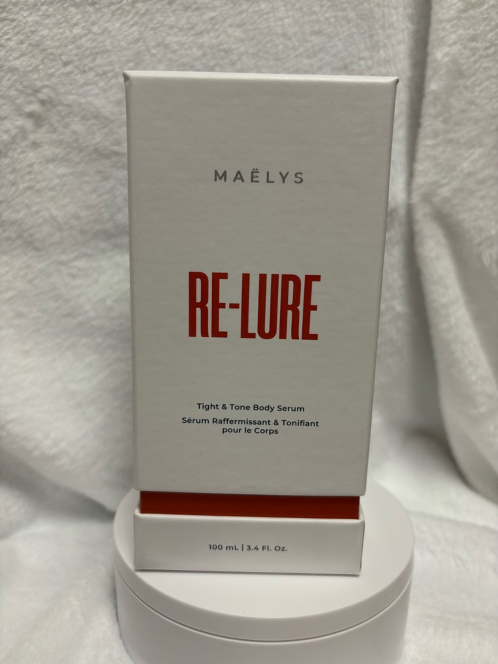 Maelys Re-Lure Tight & Tone Body Serum 3.5oz w/ Hyaluronic Acid NEW Sealed